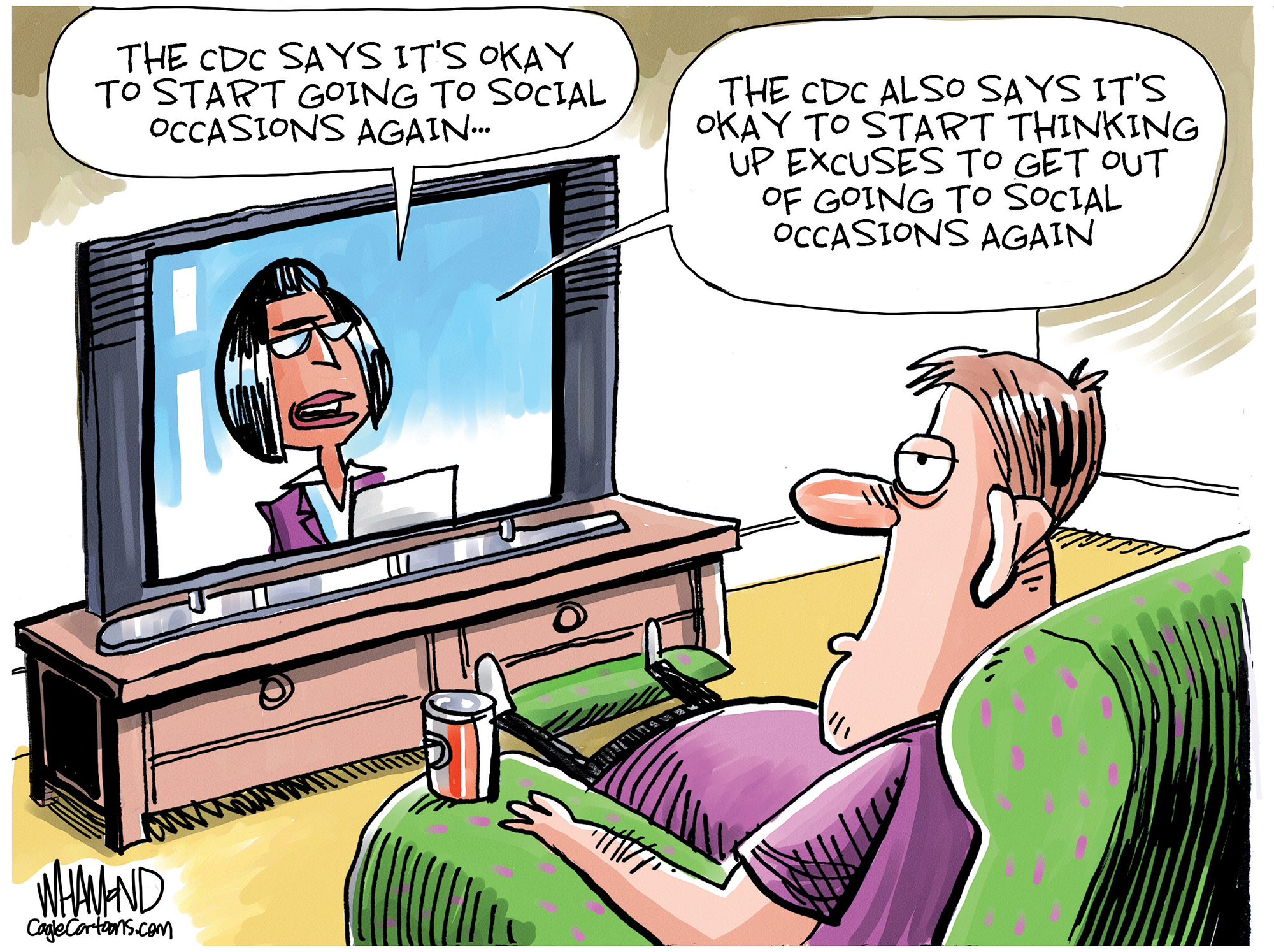 Editorial Cartoon: The CDC masking advice - The Independent | News Events  Opinion More