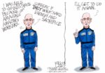 Billionaires Left Earth, But Couldn’t Escape Its Problems Bezos in Space