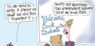 Editorial Cartoon: School Report School Report
