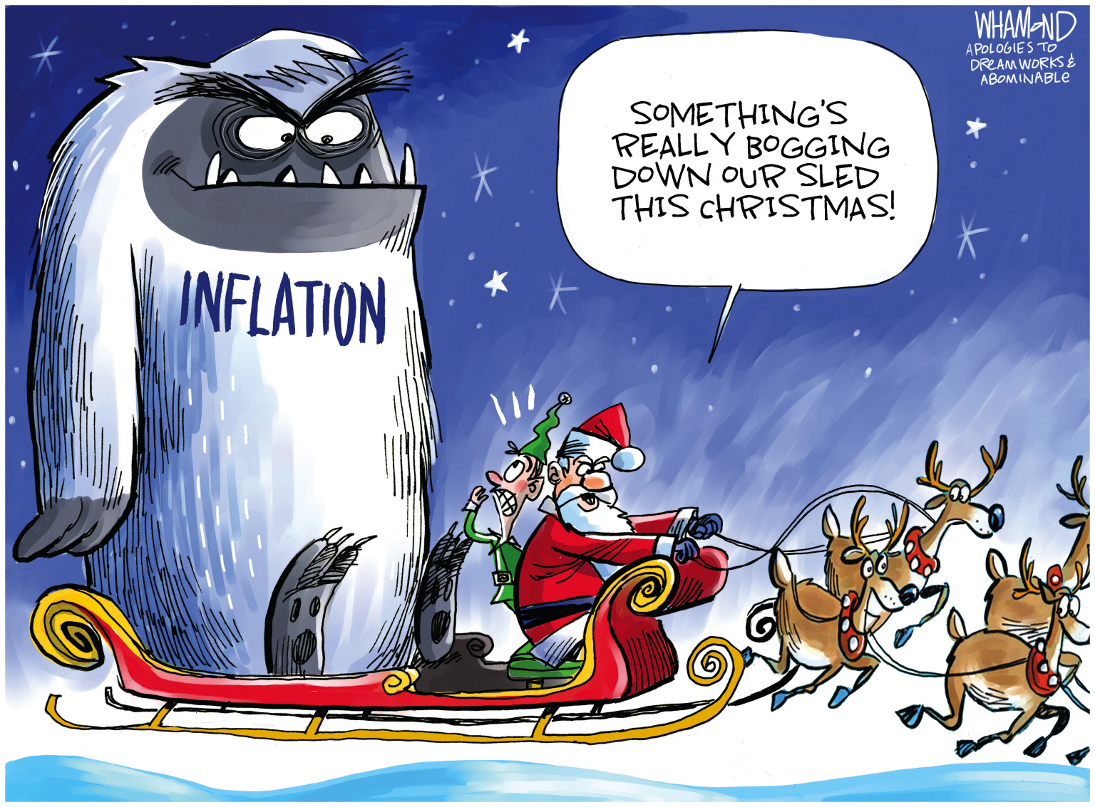 Editorial Cartoon Christmas Inflation The Independent News Events
