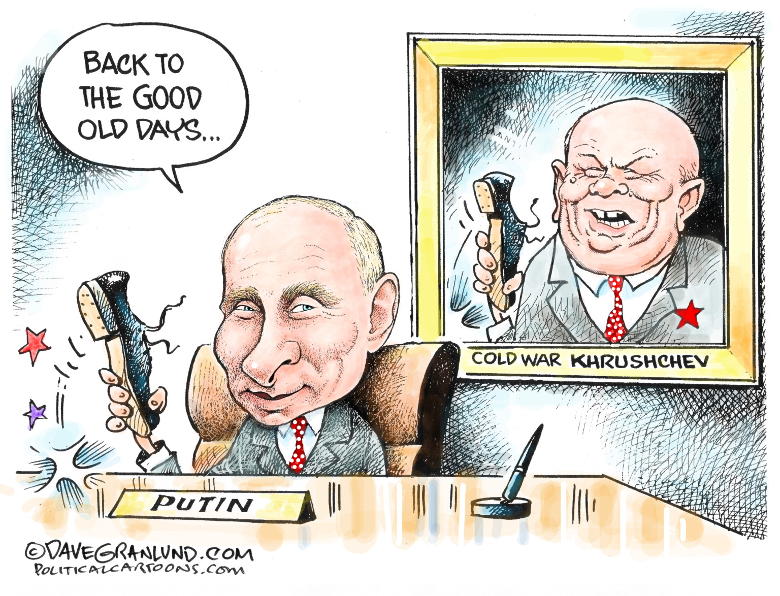 Editorial Cartoon: Putin Back to Cold War - The Independent | News Events  Opinion More