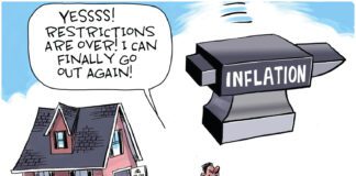 Editorial Cartoon: Restrictions Easing Restrictions Easing