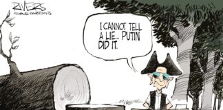 Editorial Cartoon: Always Blameless Always Blameless - By Rivers