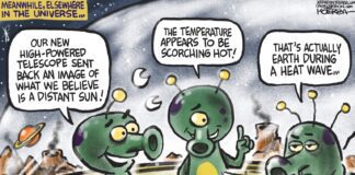 Editorial Cartoon: Global Heat Wave Global Heat Wave