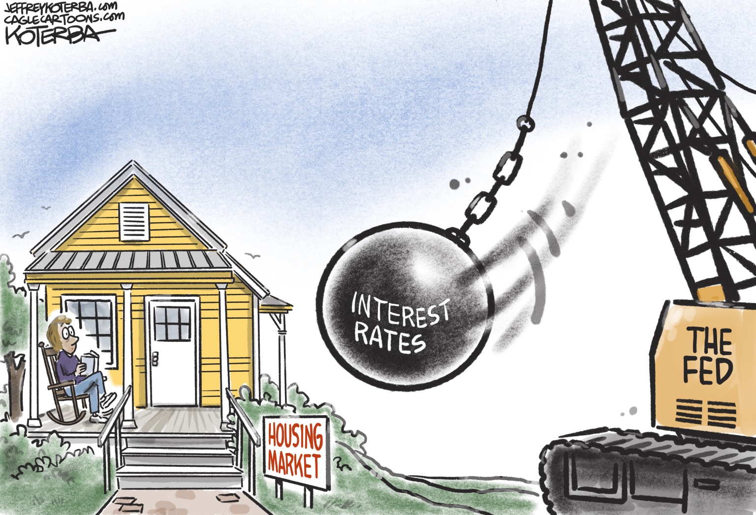 Editorial Cartoon: Fed to Crash Housing Market? - The Independent | News Events Opinion More