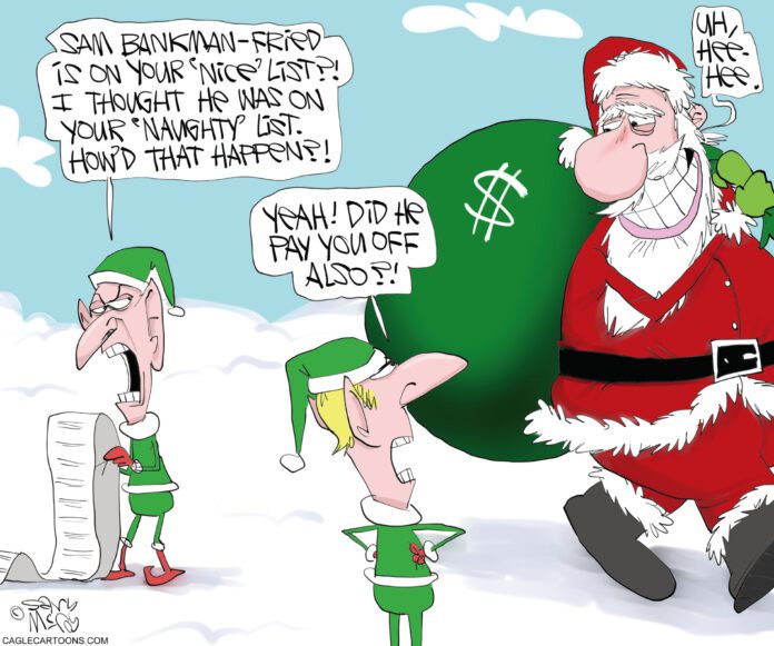 Editorial Cartoon: Bankman-Fried Buys Santa - The Independent | News ...