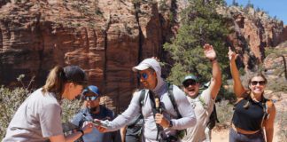 Zion National Park Announces 2023 Angels Landing Pilot Permit Program Seasonal Lottery Dates Zion National Park Angels Landing Permit