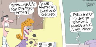 Editorial Cartoon: Gas Stove Snitch Gas Stove Snitch - By Gary McCoy, Shiloh
