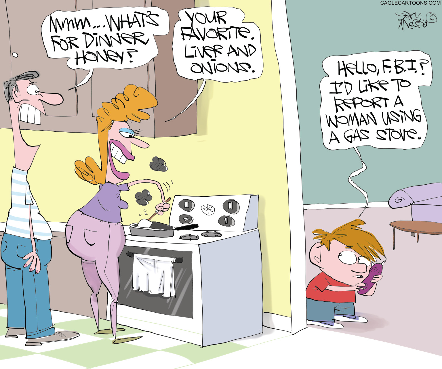 Editorial Cartoon: Gas Stove Snitch - The Independent | News Events Opinion  More