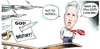Editorial Cartoon: McCarthy And GOP Mutiny McCarthy And GOP Mutiny - By Dave Granlund