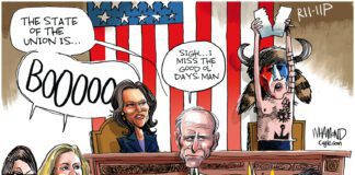 Editorial Cartoon: State of the Union State of the Union - By Dave Whamond