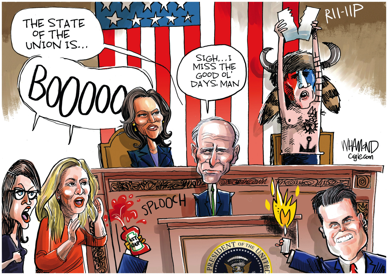 Editorial Cartoon: State of the Union - The Independent | News Events  Opinion More