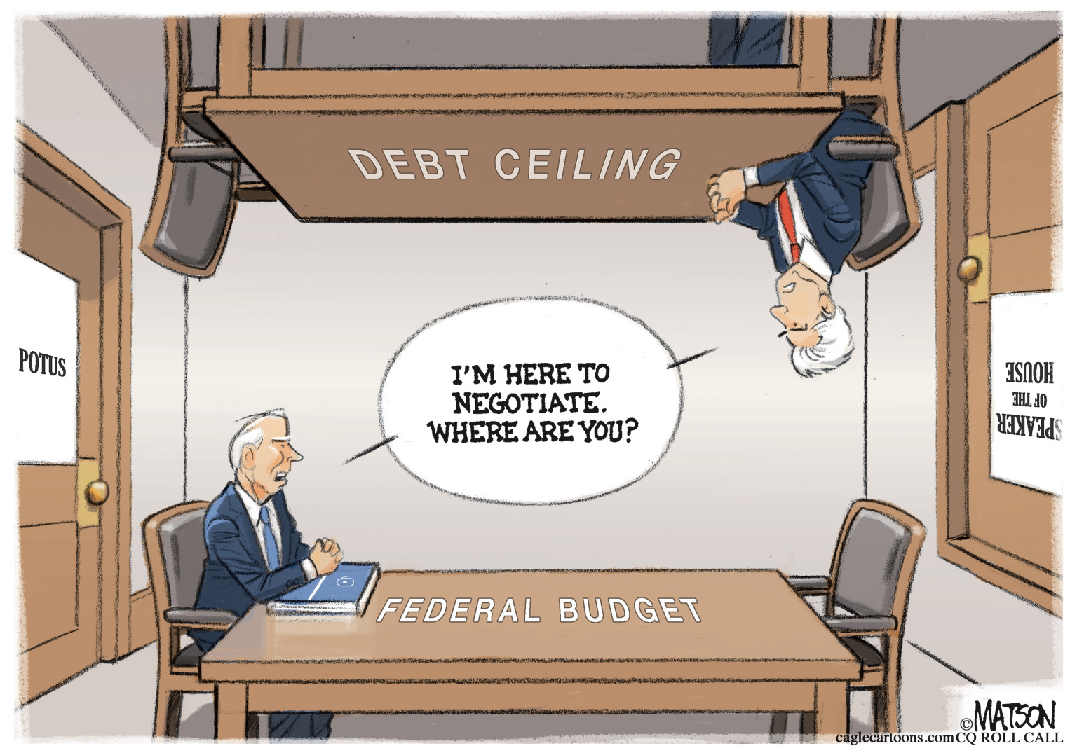 Debt Limit Federal Budget Negotiations - By R.J. Matson