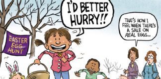 Editorial Cartoon: Hunting for Real Eggs Hunting for Real Eggs - By Jeff Koterba