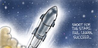 Editorial Cartoon: SpaceX Starship SpaceX Starship - By Jeff Koterba