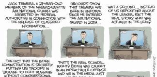 Editorial Cartoon: The Real Story The Real Story - By Rivers