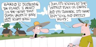 Editorial Cartoon: Death Valley Hot Death Valley Hot - By Gary McCoy