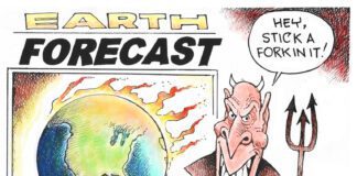 Editorial Cartoon: Earth Record High Temp Earth Record High Temp - By Dave Granlund