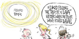 Editorial Cartoon: he Floor Is Lava he Floor Is Lava - By John Darkow