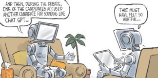Editorial Cartoon: AI And The Debate AI And The Debate - By Jeff Koterba