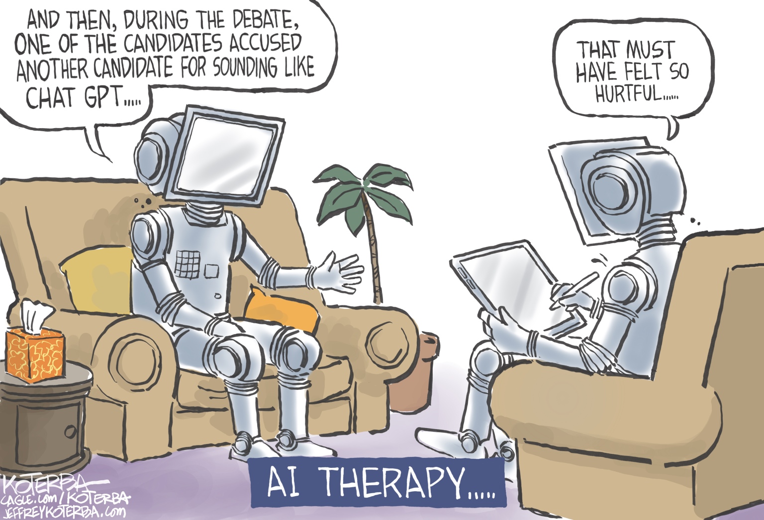 Editorial Cartoon: AI And The Debate - The Independent | News Events ...