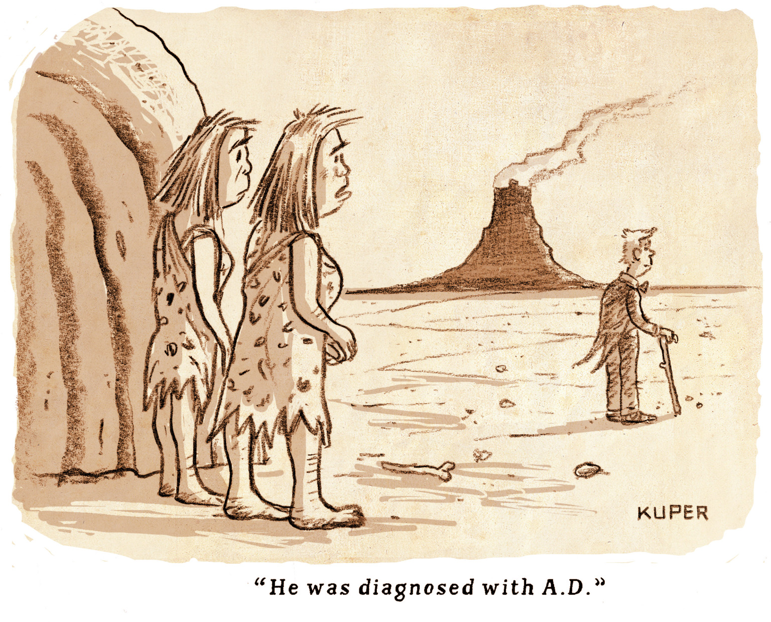 Diagnosed With A.D. - By Peter Kuper