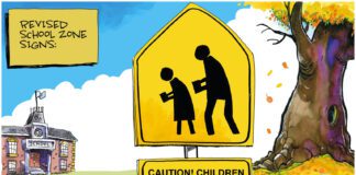 Editorial Cartoon: Revised Back to School Signs Revised Back to School Signs - By Dave Whamond