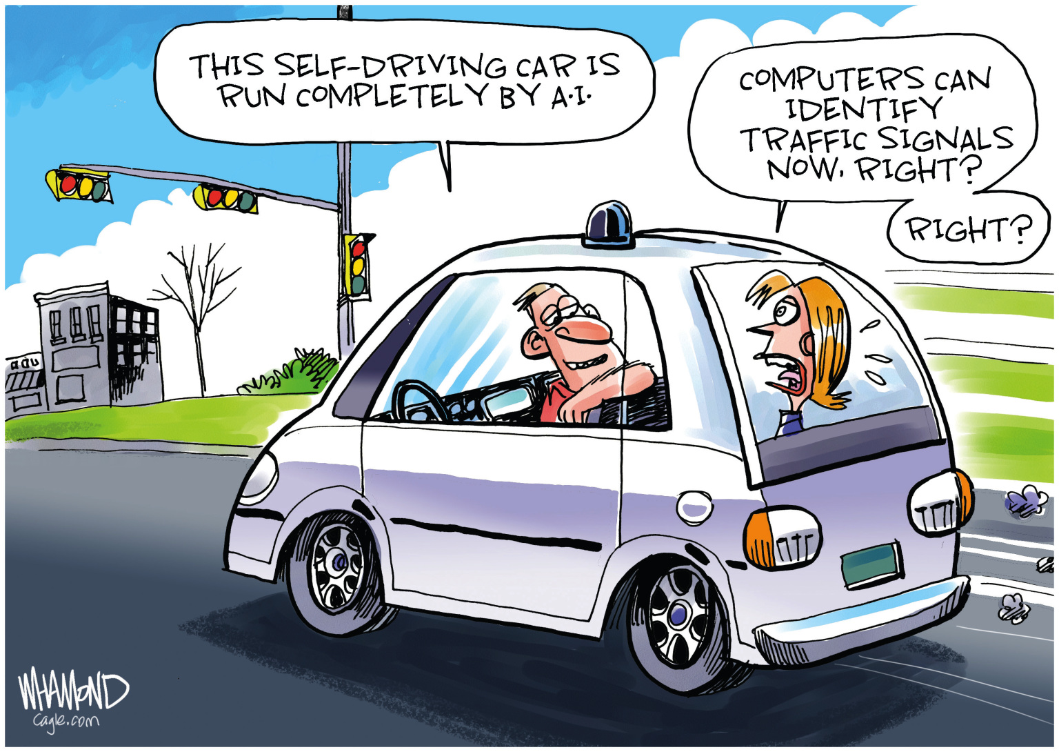 Self Driving Cars - By Dave Whamond