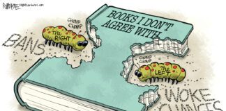 Saving Our Kids – Making Sense by Michael Reagan Bookworm Attacks - By Rick McKee