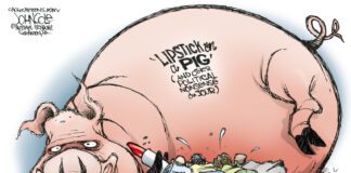 Editorial Cartoon: Lipstick, Pigs And The Press Lipstick, Pigs And The Press - By John Cole