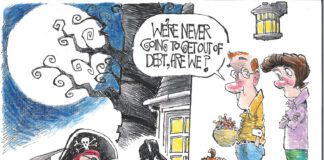 Editorial Cartoon: Scary Debt Scary Debt - By John Darkow