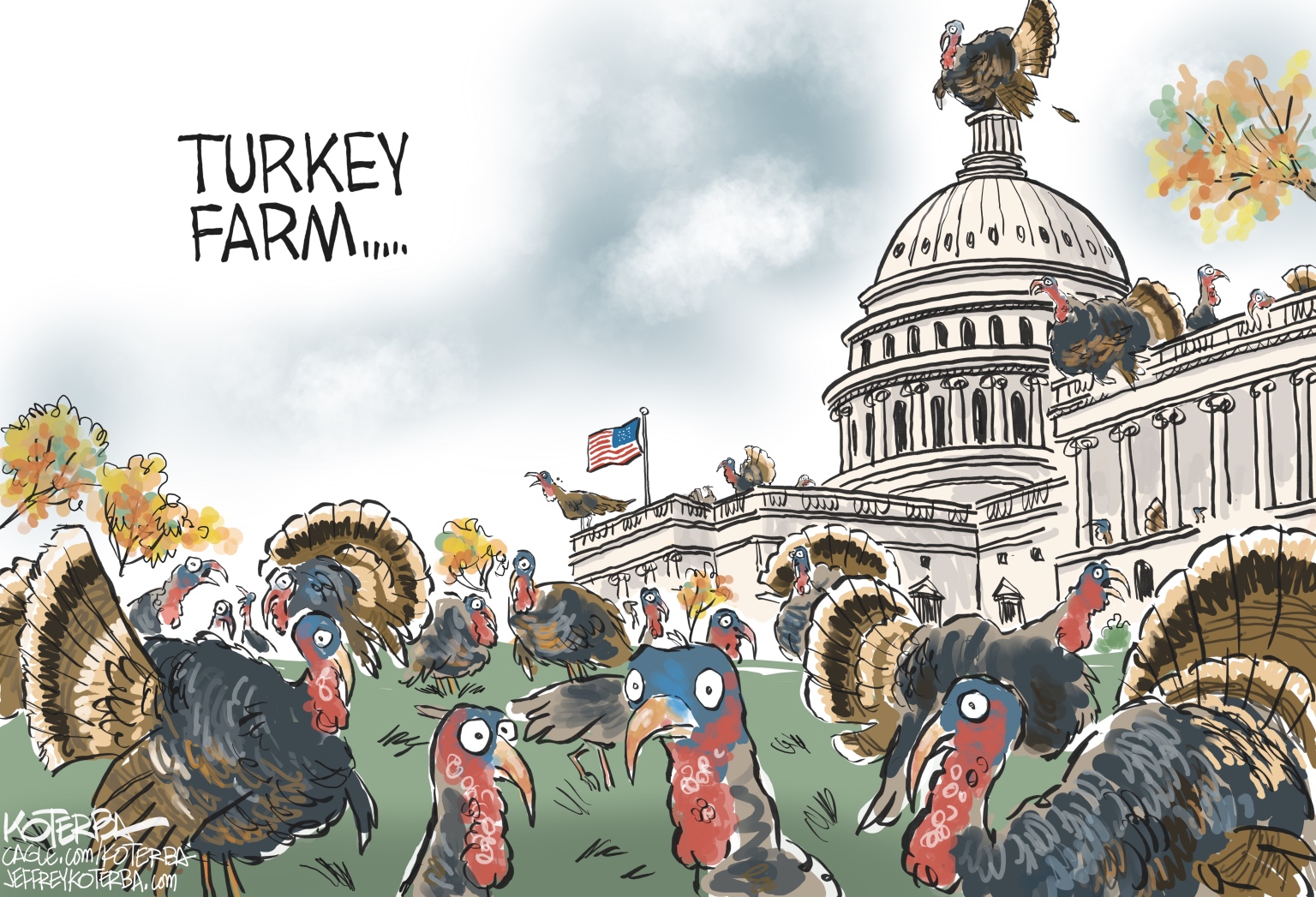 Congressional Turkeys - By Jeff Koterba
