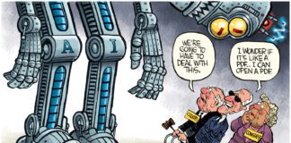 Editorial Cartoon: Elderly Politicians Take On AI Elderly Politicians Take On AI - By Rick McKee