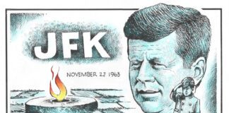 Editorial Cartoon: JFK Eternal Flame 11-22-1963 JFK Eternal Flame 11-22-1963 - By Dave Granlund