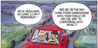 Editorial Cartoon: Road To The Holidays Road To The Holidays - By Christopher Weyant
