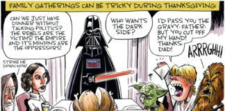 Editorial Cartoon: Surviving Thanksgiving With The Family Surviving Thanksgiving With The Family - By Dave Whamond