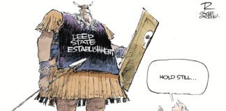 Editorial Cartoon: David And Goliath David And Goliath - By Rivers