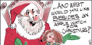 Editorial Cartoon: Legal Klaus Legal Klaus - By Frank Hansen