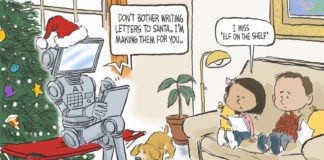 Editorial Cartoon: Not the Elf of the Shelf Not the Elf of the Shelf - By Jeff Koterba