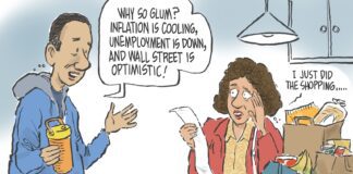 Editorial Cartoon: Economic Reality vs. Perception Economic Reality vs. Perception - By Jeff Koterba