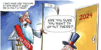 Editorial Cartoon: New Years 2024 New Years 2024 - By Dave Whamond