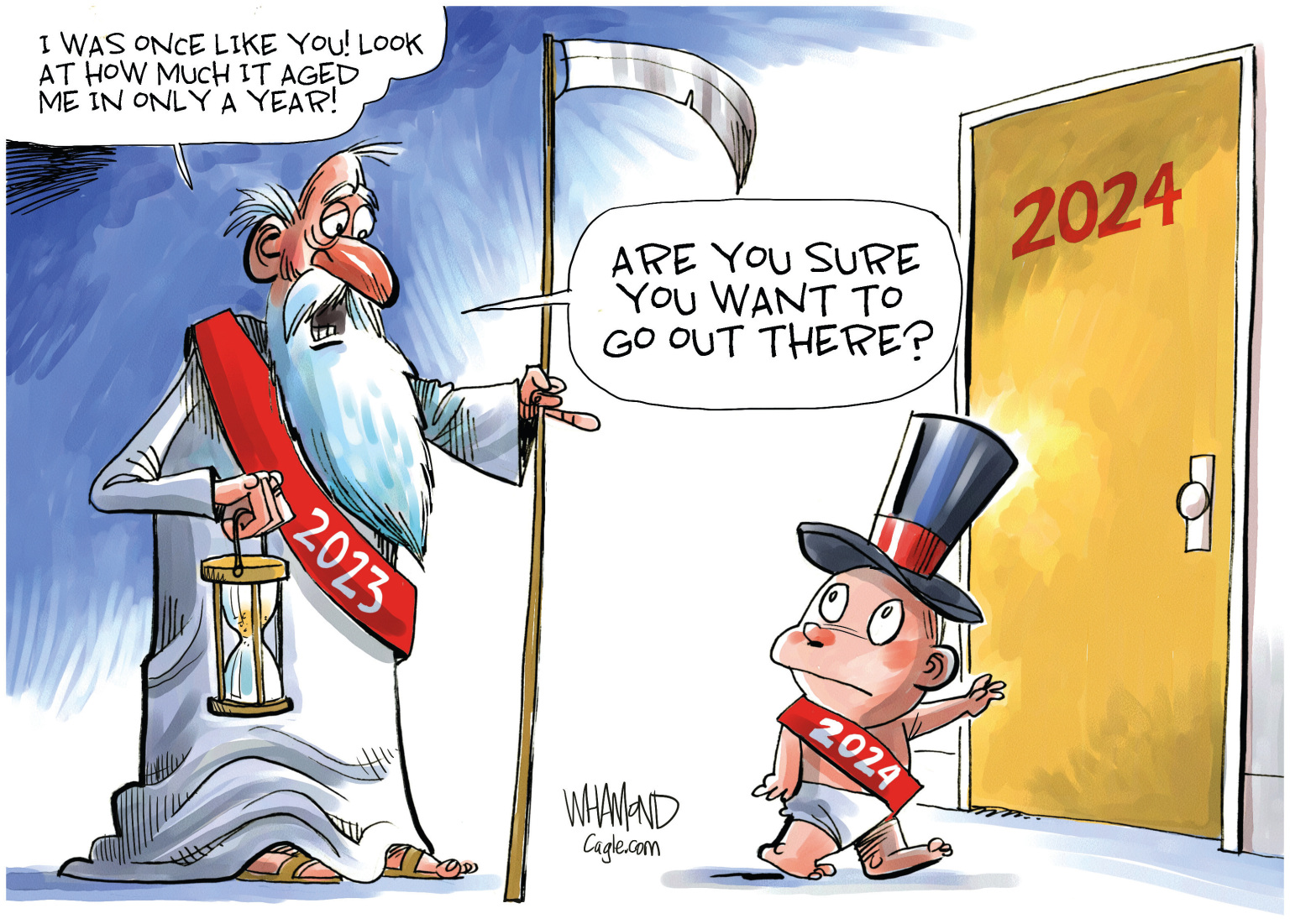 New Years 2024 - By Dave Whamond