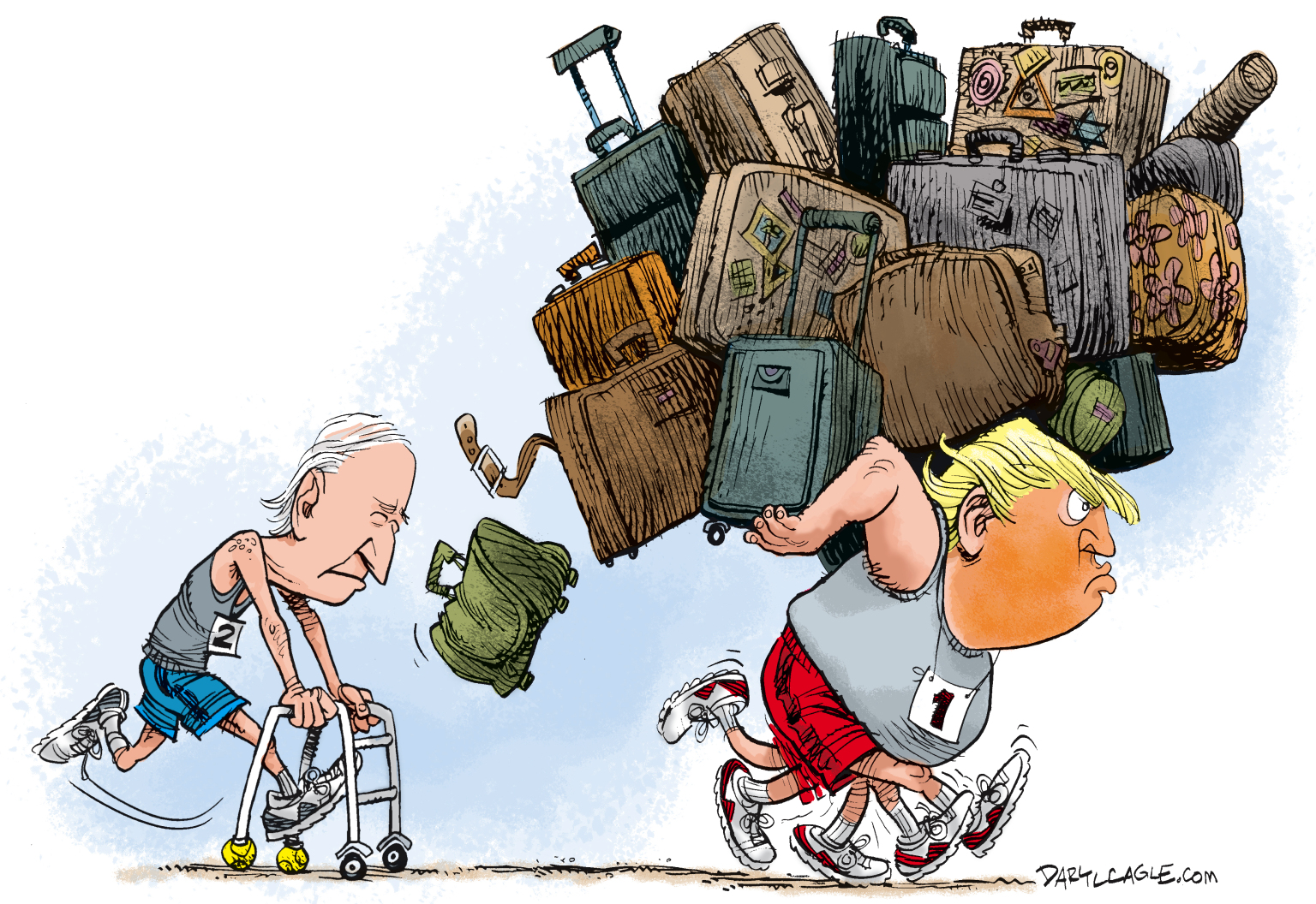 Presidential Race - By Daryl Cagle