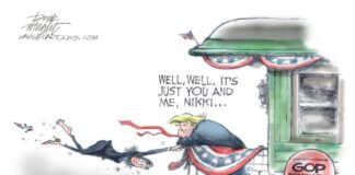 Editorial Cartoon: Trump And Nikki Trump And Nikki - By Dick Wright