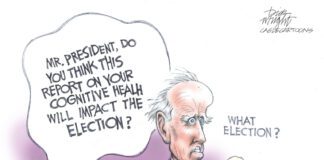 Editorial Cartoon: Biden Mental Health Biden Mental Health - By Dick Wright