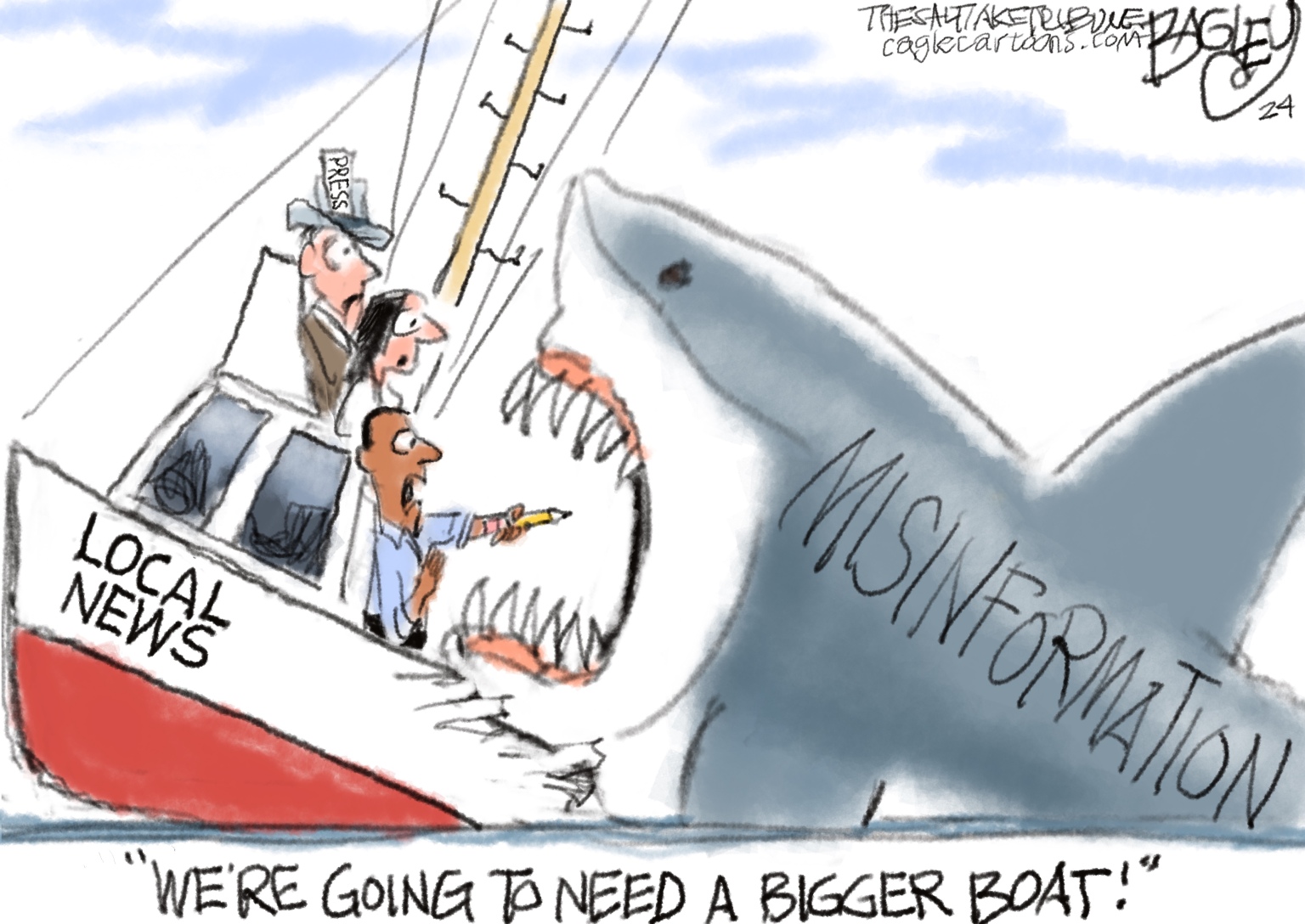 Bigger Boat - By Pat Bagley