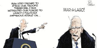 Editorial Cartoon: Iranian Drones Iranian Drones - By Rivers