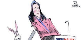 Editorial Cartoon: Propped Up Propped Up - By Rivers