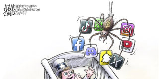 Editorial Cartoon: Social Media Social Media - By Adam Zyglis