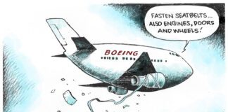 Editorial Cartoon: Boeing Loose Parts Boeing Loose Parts - By Dave Granlund